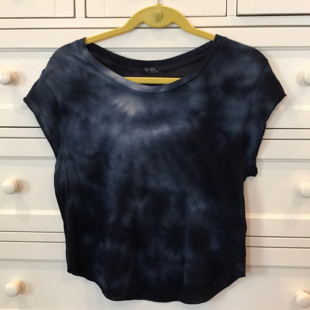 Dark blue tie-dye t-shirt